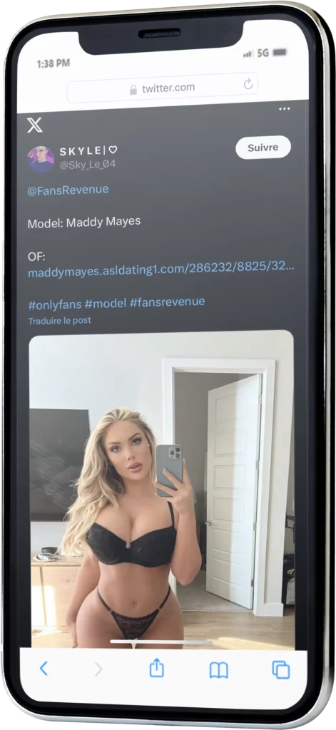 Mobile Fansrevenue on social media